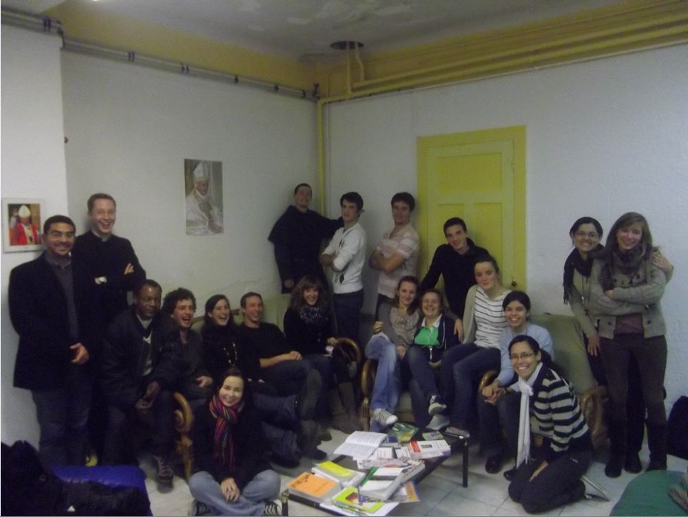 Les étudiants de Bayonne et leurs accompagnateurs en 2012