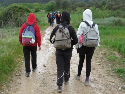 Les jeunes basques en pèlerinage sur le Chemin de St Jacques