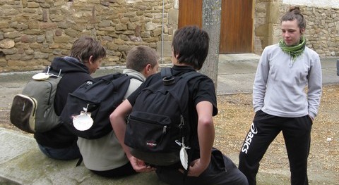 Les jeunes basques participant au Camp Inter-aumôneries AEP du Pays Basque 2013