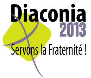 Logo Diaconia 2013, Servons la fraternité