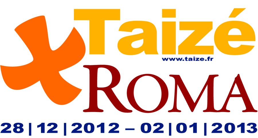 Banniere des rencontres européennes de Taizé à Rome