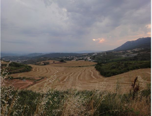 Paysage d'Espagne en été