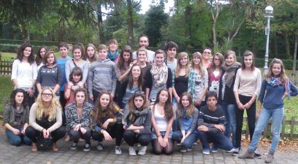 Des jeunes du Pays lors d'in camp inter-aumôneries à Saint-Sébastient
