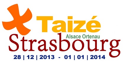 Logo Rencontre Eurpeenne de Taize 2013 a Strasbourg