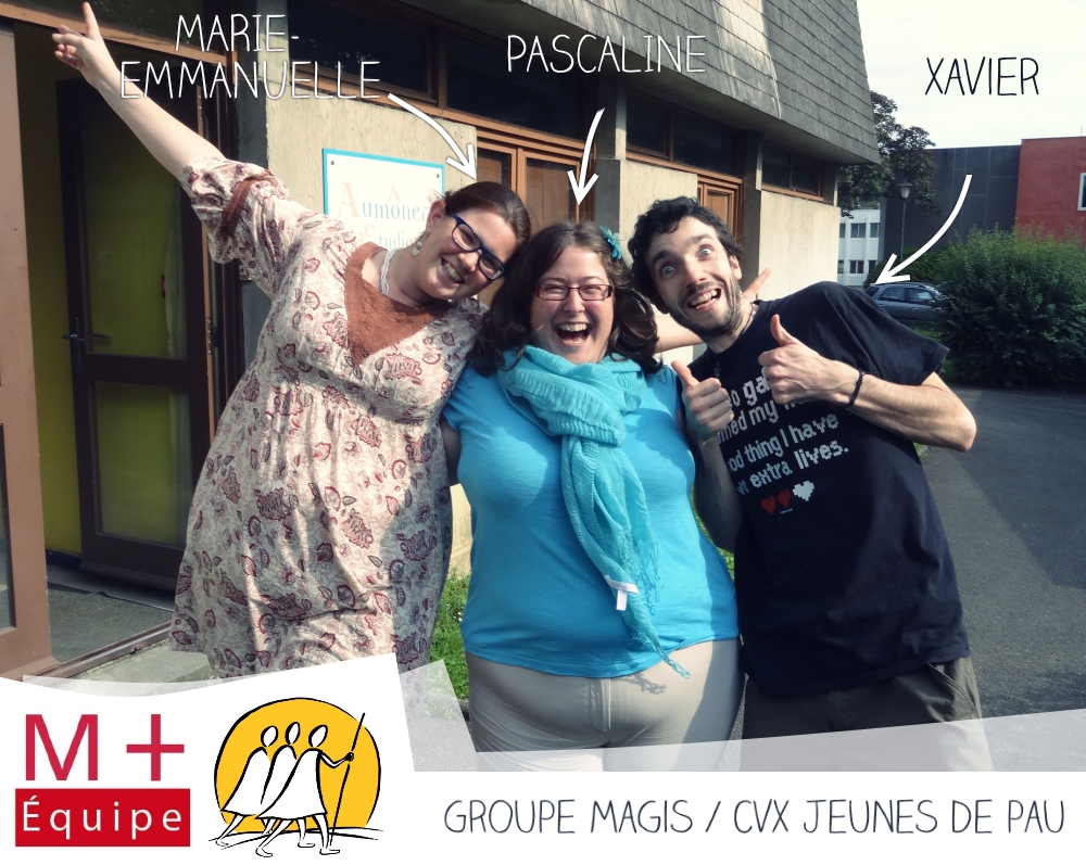 Quelques membres du groupe Magis CVX Jeunes de Pau