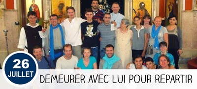 Demeurer avec lui pour repartir