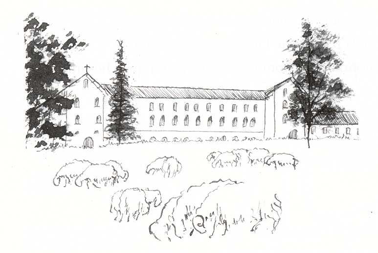 Dessin Abbaye Belloc