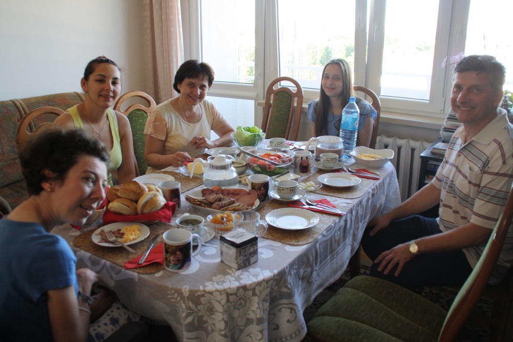 petit dej en famille d accueil photo Julianne