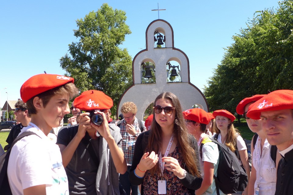 Des JMJistes du groupe JMJ Ortez-Salies-Navarrenx