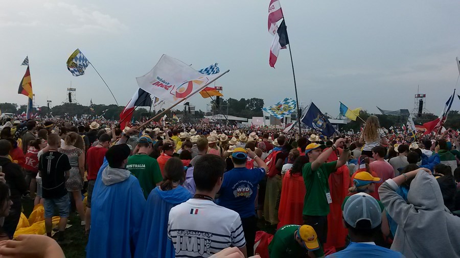 foule de pèlerins