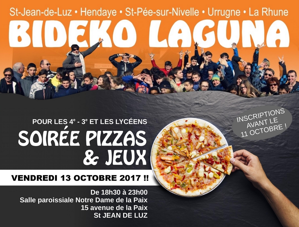 affiche soirée du 13 octobre