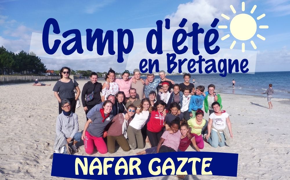 annonce Nafar Gazte camp ete Bretagne