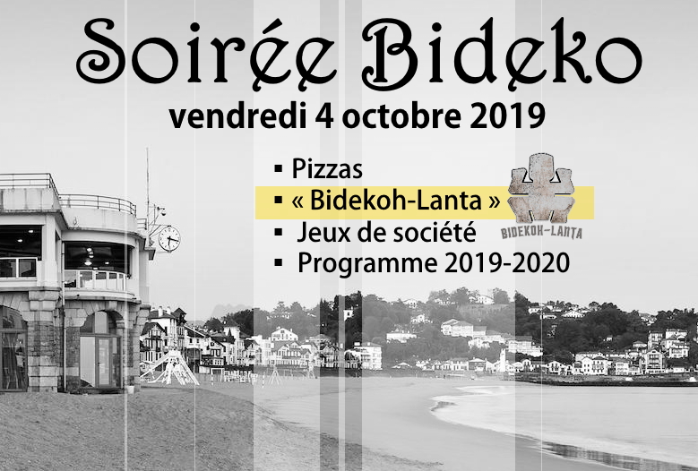 Bannière soirée Bideko Laguna du 4 octobre 2019